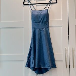 Dear Molly cocktail/party dress - a-line mini with lace up back